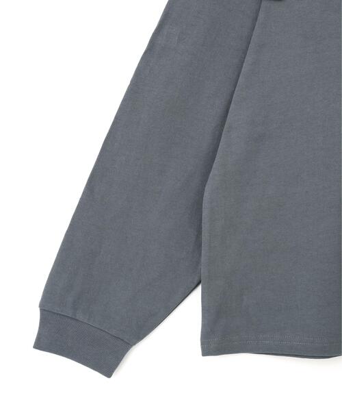 over print(オーバープリント)の「overprint/オーバープリント/naenano L/S Tee1(Tシャツ/カットソー・レディース・チャコールグレー/ブルー/ホワイト・L/M/XL)」の12枚目の写真