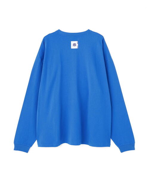 over print(オーバープリント)の「overprint/オーバープリント/naenano L/S Tee1(Tシャツ/カットソー・レディース・チャコールグレー/ブルー/ホワイト・L/M/XL)」の5枚目の写真