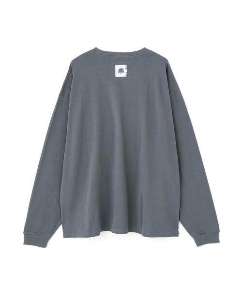 over print(オーバープリント)の「overprint/オーバープリント/naenano L/S Tee1(Tシャツ/カットソー・レディース・チャコールグレー/ブルー/ホワイト・L/M/XL)」の6枚目の写真