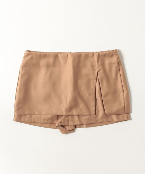 DIP IN CHOCOLATE（ディップインチョコレート）の「ラップデザインショートパンツ【DIP IN CHOCOLATE】（その他パンツ・レディース・ブラック/ライトグレー/ベージュ・F）」の6枚目の写真