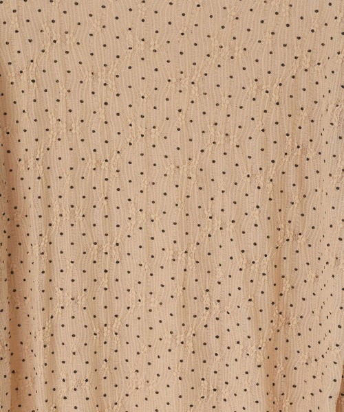 LOWRYS FARM(ローリーズファーム)の「フラワーレースプルオーバーLS 603101(Tシャツ/カットソー・レディース・ブラック/アイボリー/オフホワイト/ベージュ・FREE)」の13枚目の写真