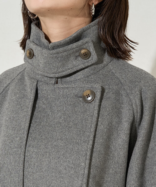 セール】限定展開 ウール トレンチ ショート コート（トレンチコート