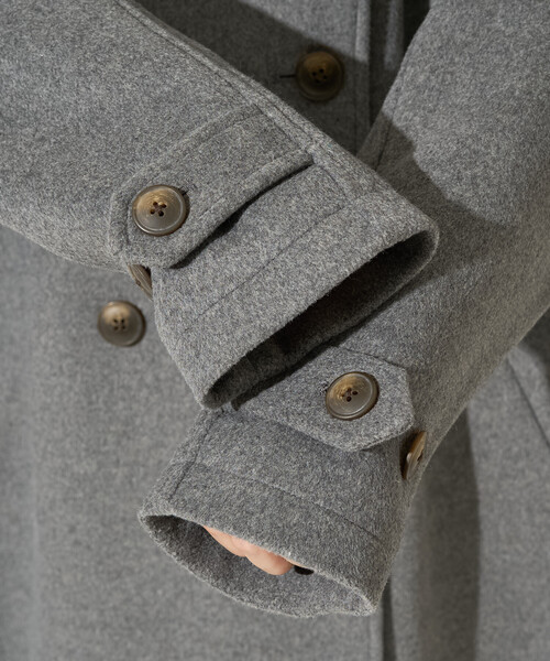 FREAK'S STORE（フリークスストア）の「限定展開　ウール トレンチ ショート コート（トレンチコート・レディース・グレー/ブラック/ベージュ/ネイビー・ﾌﾘ-）」の19枚目の写真