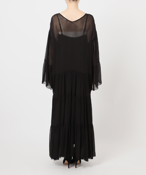 Deuxieme Classe（ドゥーズィエムクラス）の「Sheer Boho ドレス（ワンピース・レディース・ブラック・36/38）」の3枚目の写真