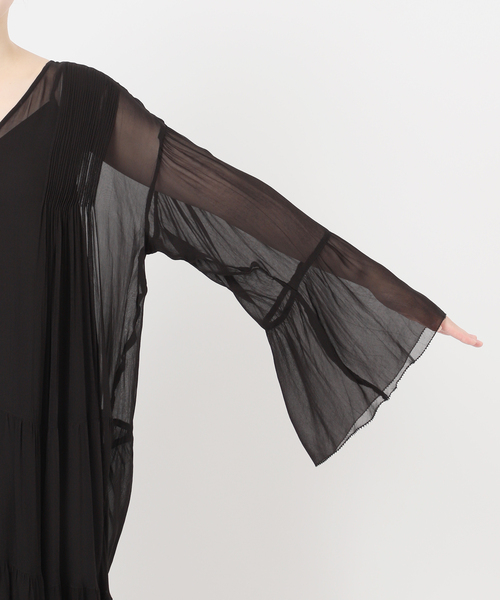 Deuxieme Classe（ドゥーズィエムクラス）の「Sheer Boho ドレス（ワンピース・レディース・ブラック・36/38）」の5枚目の写真