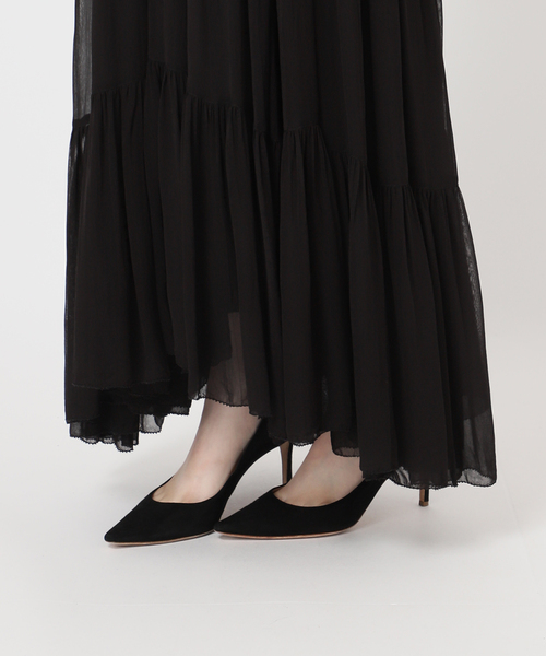 Deuxieme Classe（ドゥーズィエムクラス）の「Sheer Boho ドレス（ワンピース・レディース・ブラック・36/38）」の7枚目の写真