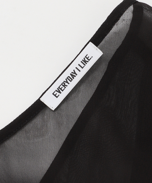 Deuxieme Classe（ドゥーズィエムクラス）の「Sheer Boho ドレス（ワンピース・レディース・ブラック・36/38）」の9枚目の写真