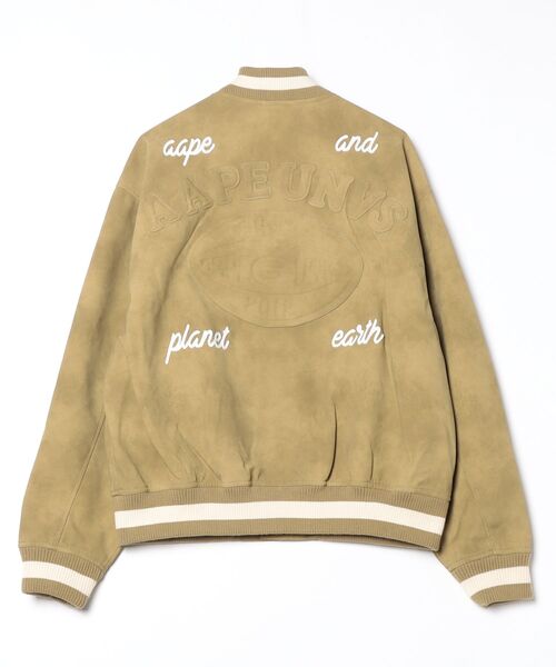 AAPE BY A BATHING APE(エーエイプバイアベイシングエイプ)の「AAPE VARSITY JACKET(その他アウター・メンズ・アイボリー/カーキ・LARGE/MEDIUM/X-LARGE/SMALL)」の11枚目の写真