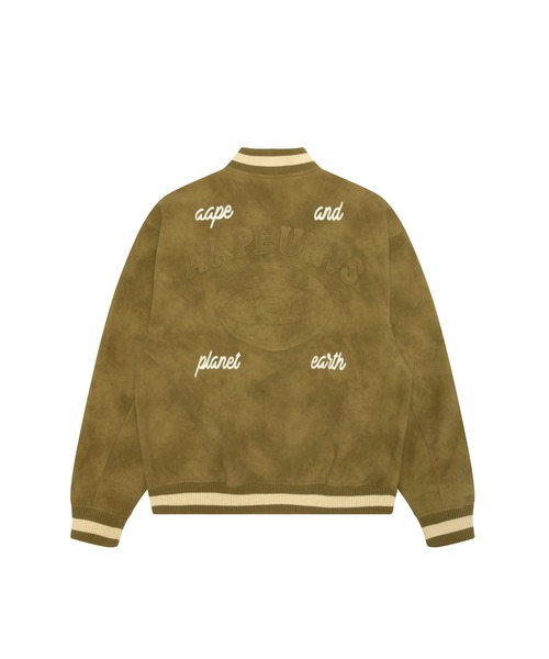 AAPE BY A BATHING APE(エーエイプバイアベイシングエイプ)の「AAPE VARSITY JACKET(その他アウター・メンズ・アイボリー/カーキ・LARGE/MEDIUM/X-LARGE/SMALL)」の7枚目の写真