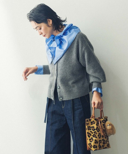 Gready Brilliant（グレディブリリアン）の「マルチフリルカラーブラウス（シャツ/ブラウス・レディース・オフホワイト/ブルー・FREE）」の20枚目の写真