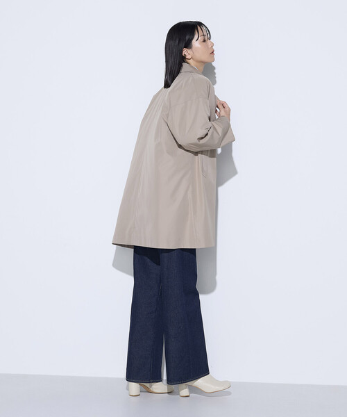 COMME CA(コムサ)の「マルチプルーフタフタ ダウンライナー付きコート(その他アウター・レディース・ベージュ/ブラック・9号/11号)」の5枚目の写真