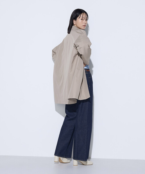 COMME CA(コムサ)の「マルチプルーフタフタ ダウンライナー付きコート(その他アウター・レディース・ベージュ/ブラック・9号/11号)」の6枚目の写真