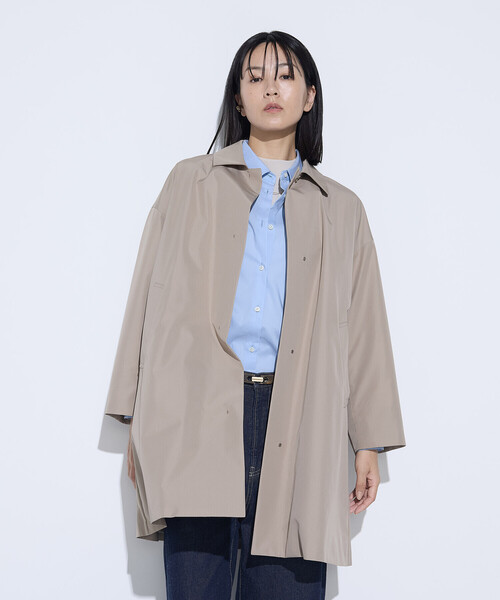 COMME CA(コムサ)の「マルチプルーフタフタ ダウンライナー付きコート(その他アウター・レディース・ベージュ/ブラック・9号/11号)」の10枚目の写真