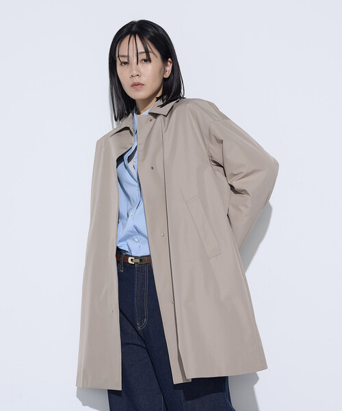 COMME CA(コムサ)の「マルチプルーフタフタ ダウンライナー付きコート(その他アウター・レディース・ベージュ/ブラック・9号/11号)」の11枚目の写真