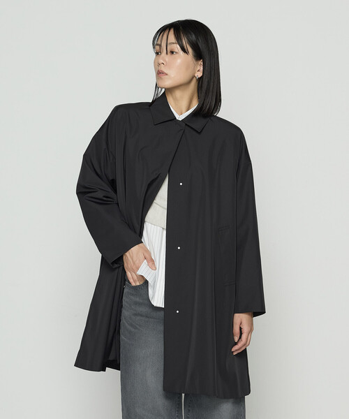 COMME CA(コムサ)の「マルチプルーフタフタ ダウンライナー付きコート(その他アウター・レディース・ベージュ/ブラック・9号/11号)」の4枚目の写真