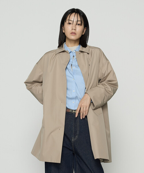 COMME CA(コムサ)の「マルチプルーフタフタ ダウンライナー付きコート(その他アウター・レディース・ベージュ/ブラック・9号/11号)」の3枚目の写真