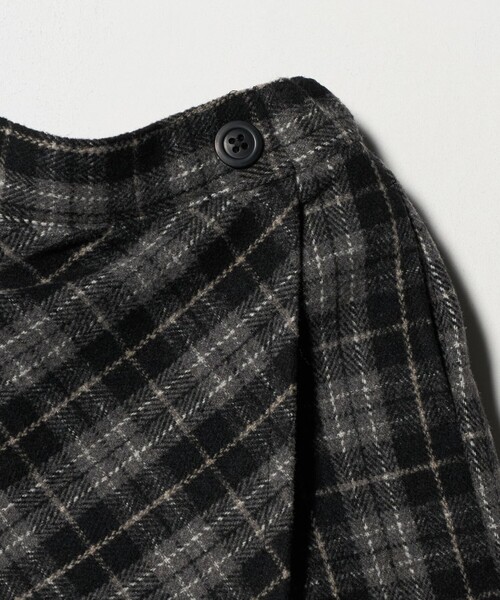 green label relaxing（グリーンレーベルリラクシング）の「チェック ラップキュロット（ブラック） / キッズ  100cm-160cm（その他パンツ・キッズ・ブラック・150cm/120cm/130cm/140cm/100cm/160cm/110cm）」の14枚目の写真