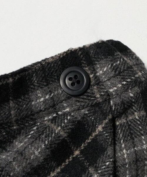 green label relaxing（グリーンレーベルリラクシング）の「チェック ラップキュロット（ブラック） / キッズ  100cm-160cm（その他パンツ・キッズ・ブラック・150cm/120cm/130cm/140cm/100cm/160cm/110cm）」の18枚目の写真