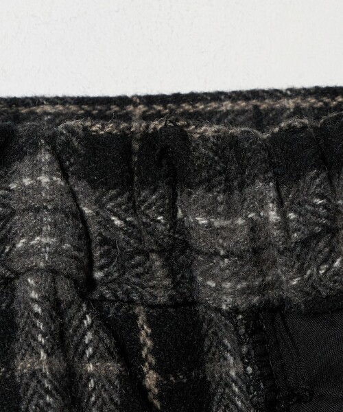 green label relaxing（グリーンレーベルリラクシング）の「チェック ラップキュロット（ブラック） / キッズ  100cm-160cm（その他パンツ・キッズ・ブラック・150cm/120cm/130cm/140cm/100cm/160cm/110cm）」の19枚目の写真