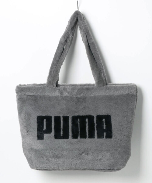PUMA(プーマ)の「《PUMA》UP FAUX FUR ショッパー(トートバッグ・レディース・ブラック/グレー系その他・フリー)」の2枚目の写真