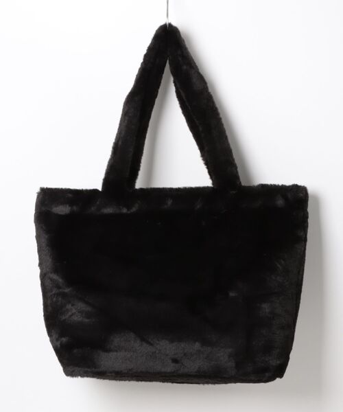 PUMA(プーマ)の「《PUMA》UP FAUX FUR ショッパー(トートバッグ・レディース・ブラック/グレー系その他・フリー)」の3枚目の写真