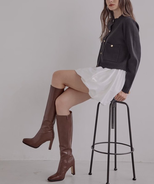 Betty skinny ロングブーツ（ブーツ）｜ACYM（アシーム）の