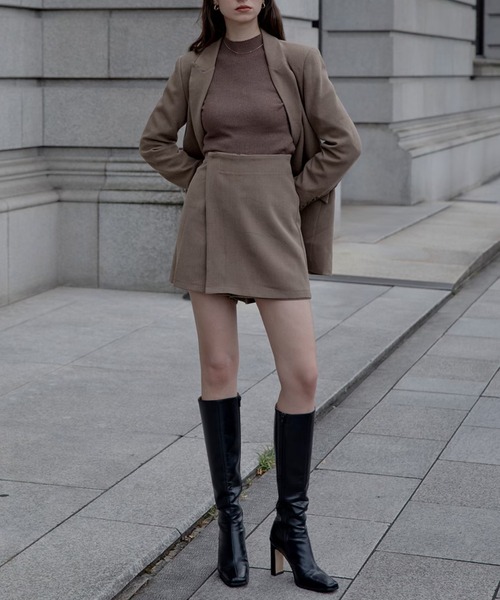 Betty skinny ロングブーツ（ブーツ）｜ACYM（アシーム）の