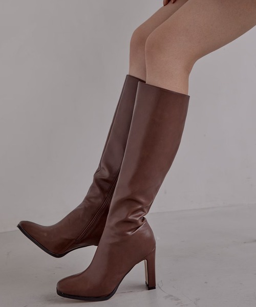 ACYM(アシーム)の「Betty skinny ロングブーツ(ブーツ・レディース・ブラック/ブラウン・SMALL/MEDIUM/LARGE/X-LARGE)」の20枚目の写真