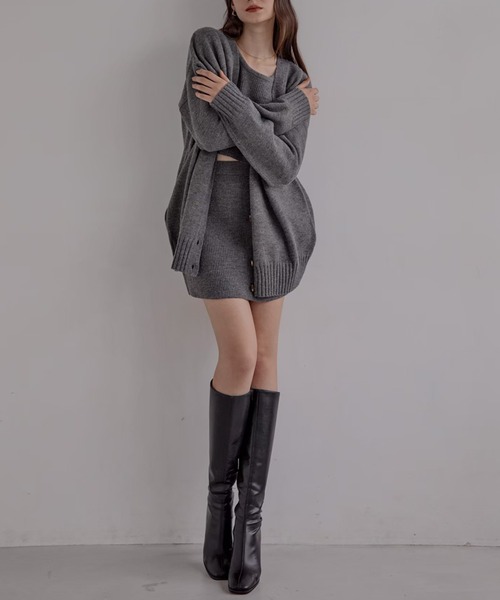 Betty skinny ロングブーツ（ブーツ）｜ACYM（アシーム）の