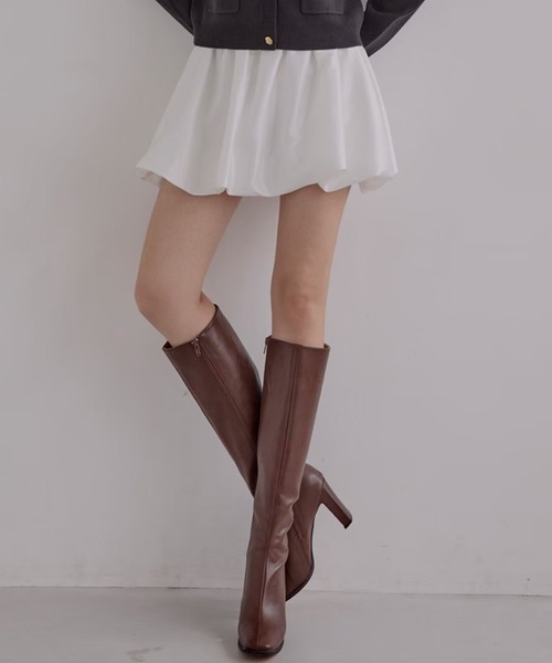 ACYM(アシーム)の「Betty skinny ロングブーツ(ブーツ・レディース・ブラック/ブラウン・SMALL/MEDIUM/LARGE/X-LARGE)」の7枚目の写真