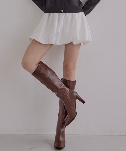 Betty skinny ロングブーツ（ブーツ）｜ACYM（アシーム）の