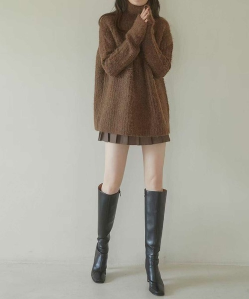 ACYM(アシーム)の「Betty skinny ロングブーツ(ブーツ・レディース・ブラック/ブラウン・SMALL/MEDIUM/LARGE/X-LARGE)」の5枚目の写真