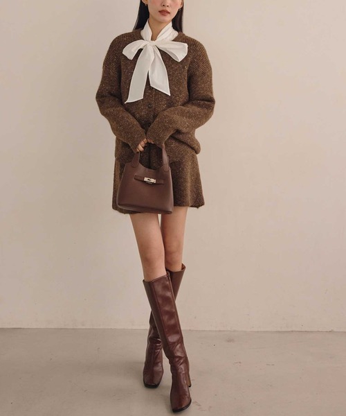 Betty skinny ロングブーツ（ブーツ）｜ACYM（アシーム）の