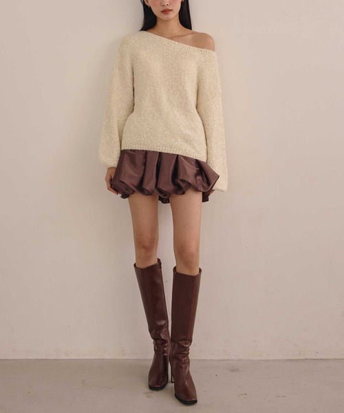 Betty skinny ロングブーツ（ブーツ）｜ACYM（アシーム）の