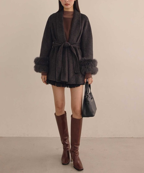 Betty skinny ロングブーツ（ブーツ）｜ACYM（アシーム）の