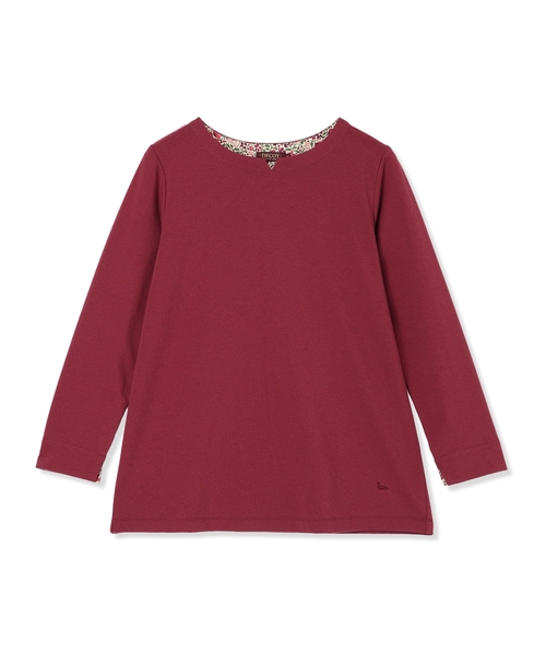 DECOY SINCE 1981(デコイシンスイチキュウハチイチ)の「リバティプリントチュニックプルオーバー(Tシャツ/カットソー・レディース・レッド/ネイビー・M/L/LL)」の15枚目の写真