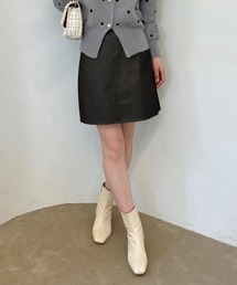 スカート（ブラック/黒色系・レザー・本革）ファッション通販 - ZOZOTOWN