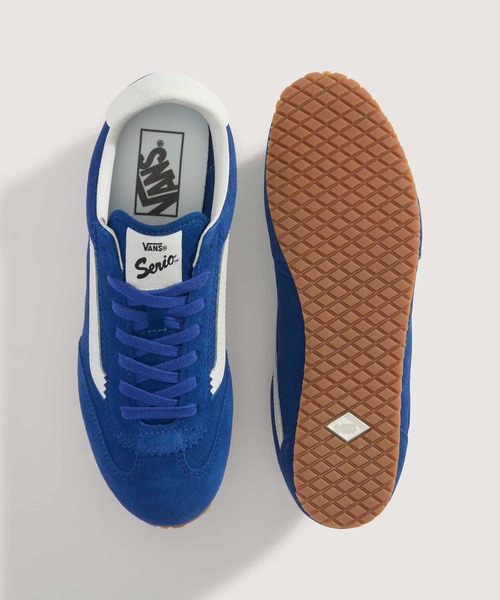 VANS（バンズ）の「スーパーロープロ / Super Lowpro SUEDE TRUE BLUE / VN000E897WM1（スニーカー・メンズ・ブルー・4.5/5/5.5/6/6.5/7/7.5/8/8.5/9/9.5/10/10.5/11/4/11.5/12）」の4枚目の写真