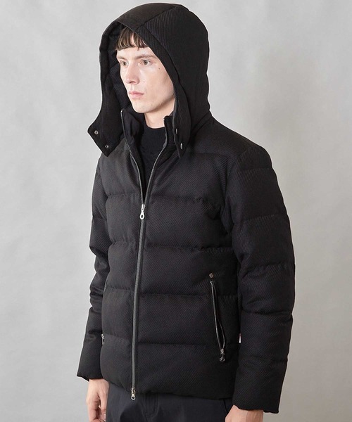 UNION STATION（ユニオンステーション）の「【THERMOLITE / サーモライト】カルゼウールライク中綿ブルゾン（ダウンジャケット/コート・メンズ・ライトグレー/ネイビー/ブラウン/ブラック・M/L/LL）」の3枚目の写真