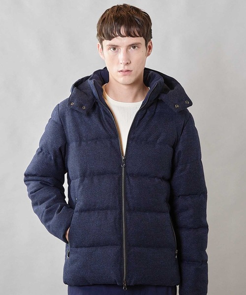 UNION STATION（ユニオンステーション）の「【THERMOLITE / サーモライト】カルゼウールライク中綿ブルゾン（ダウンジャケット/コート・メンズ・ライトグレー/ネイビー/ブラウン/ブラック・M/L/LL）」の6枚目の写真