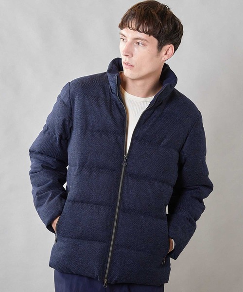 UNION STATION（ユニオンステーション）の「【THERMOLITE / サーモライト】カルゼウールライク中綿ブルゾン（ダウンジャケット/コート・メンズ・ライトグレー/ネイビー/ブラウン/ブラック・M/L/LL）」の9枚目の写真