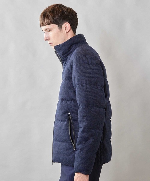 UNION STATION（ユニオンステーション）の「【THERMOLITE / サーモライト】カルゼウールライク中綿ブルゾン（ダウンジャケット/コート・メンズ・ライトグレー/ネイビー/ブラウン/ブラック・M/L/LL）」の11枚目の写真