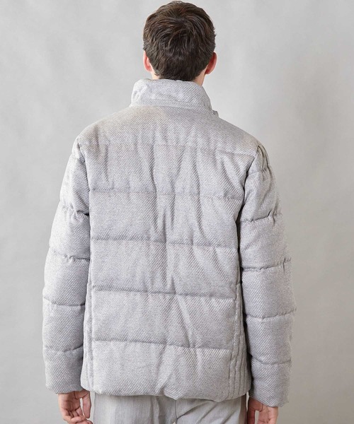 UNION STATION（ユニオンステーション）の「【THERMOLITE / サーモライト】カルゼウールライク中綿ブルゾン（ダウンジャケット/コート・メンズ・ライトグレー/ネイビー/ブラウン/ブラック・M/L/LL）」の17枚目の写真