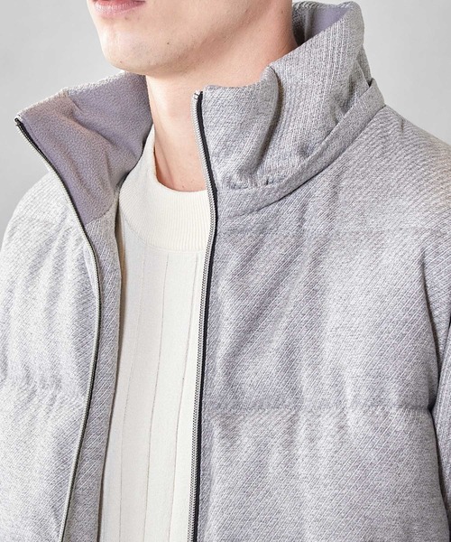 UNION STATION（ユニオンステーション）の「【THERMOLITE / サーモライト】カルゼウールライク中綿ブルゾン（ダウンジャケット/コート・メンズ・ライトグレー/ネイビー/ブラウン/ブラック・M/L/LL）」の18枚目の写真