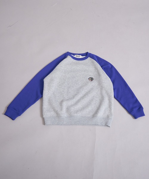 PAIRMANON STREET（ペアマノンストリート）の「裏起毛 スウェット ラグラン トレーナー【PAIRMANON STREET】（スウェット・キッズ・ブラック/ブラウン/グリーン/イエロー/ネイビー/パープル・160/140/130/100/110/120/150/90）」の22枚目の写真