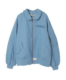 ピンクハウス PINK HOUSE ブルゾン パイナップル kotohayokozawa×PINK HOUSE QUILTING REVERSIBLE BLOUSON