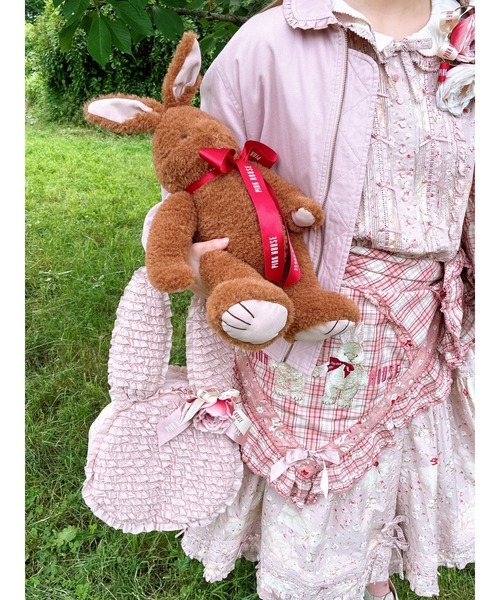 バラ園うさぎ刺繍ブルゾン（ブルゾン）｜PINK HOUSE（ピンク