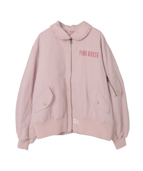 ピンクハウス♡くま、うさぎワッペンブルゾン ピンクハウス♡くま、うさぎワッペンブルゾン PINK HOUSE