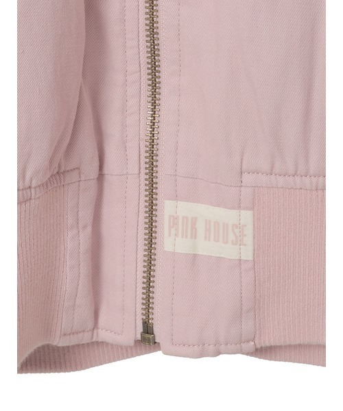 バラ園うさぎ刺繍ブルゾン（ブルゾン）｜PINK HOUSE（ピンク