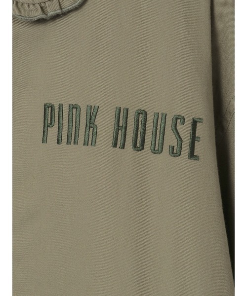 稀少☆限定1点限り★PINK HOUSE ピンクハウス ブルゾン バラ刺繍 バラ園うさぎ刺繍ブルゾン（ブルゾン）｜PINK HOUSE（ピンク